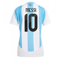 Argentina Lionel Messi #10 Hjemmedrakt Dame Copa America 2024 Kortermet